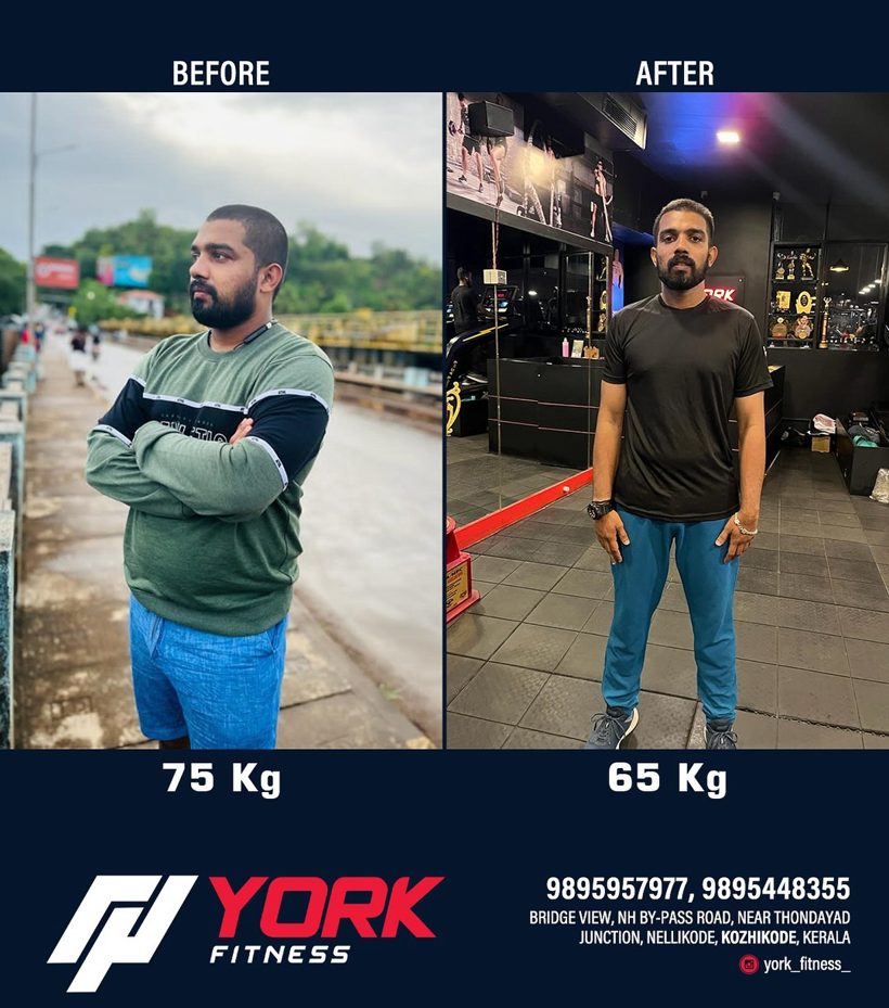 York Fitness member transformation result